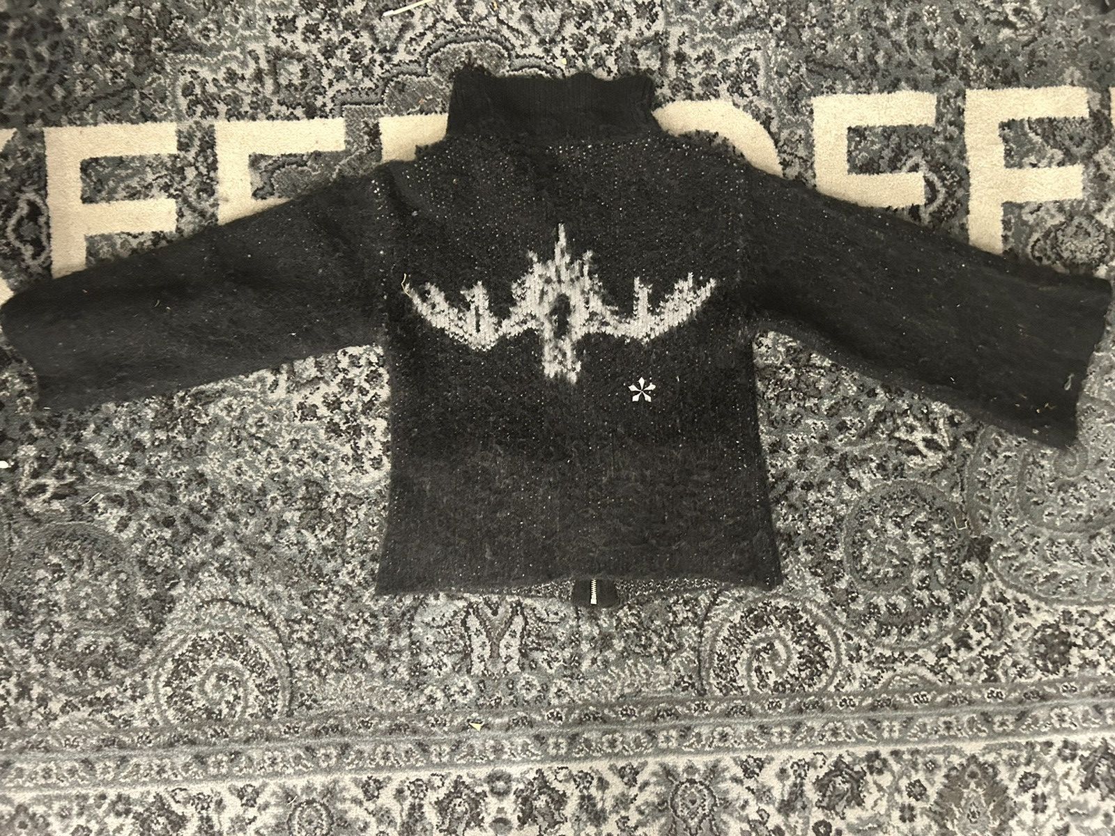 image of Osbbat Osbatt Sensei Cardigan in Black, Men's (Size Medium)