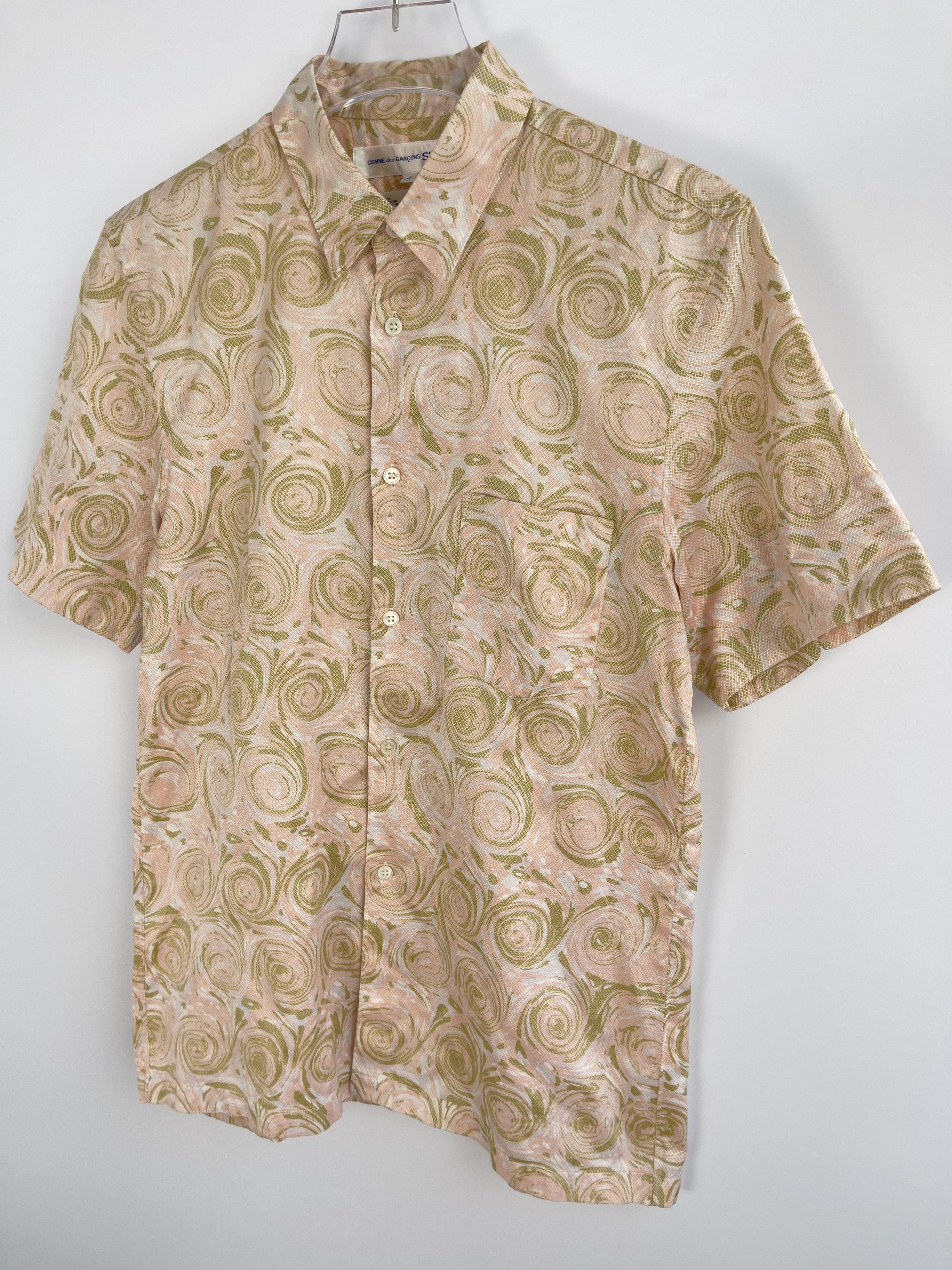Comme des Garcons × Comme des Garcons SHIRT COMME des GARCONS SHIRT Pink Pattern Shirt Size US S / EU 44-46 / 1 - 2 Thumbnail