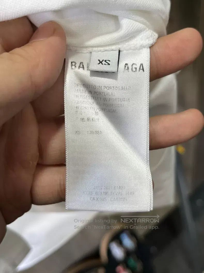 Balenciaga Balenciaga Smiling Fluorescent Printed White Short Sleeve Size US XS / EU 42 / 0 - 4 Thumbnail