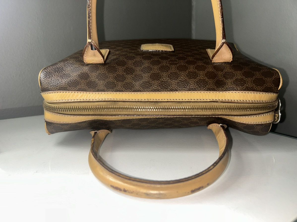 Celine Vintage Celine Macadam Mini Boston Bag Size ONE SIZE - 3 Thumbnail