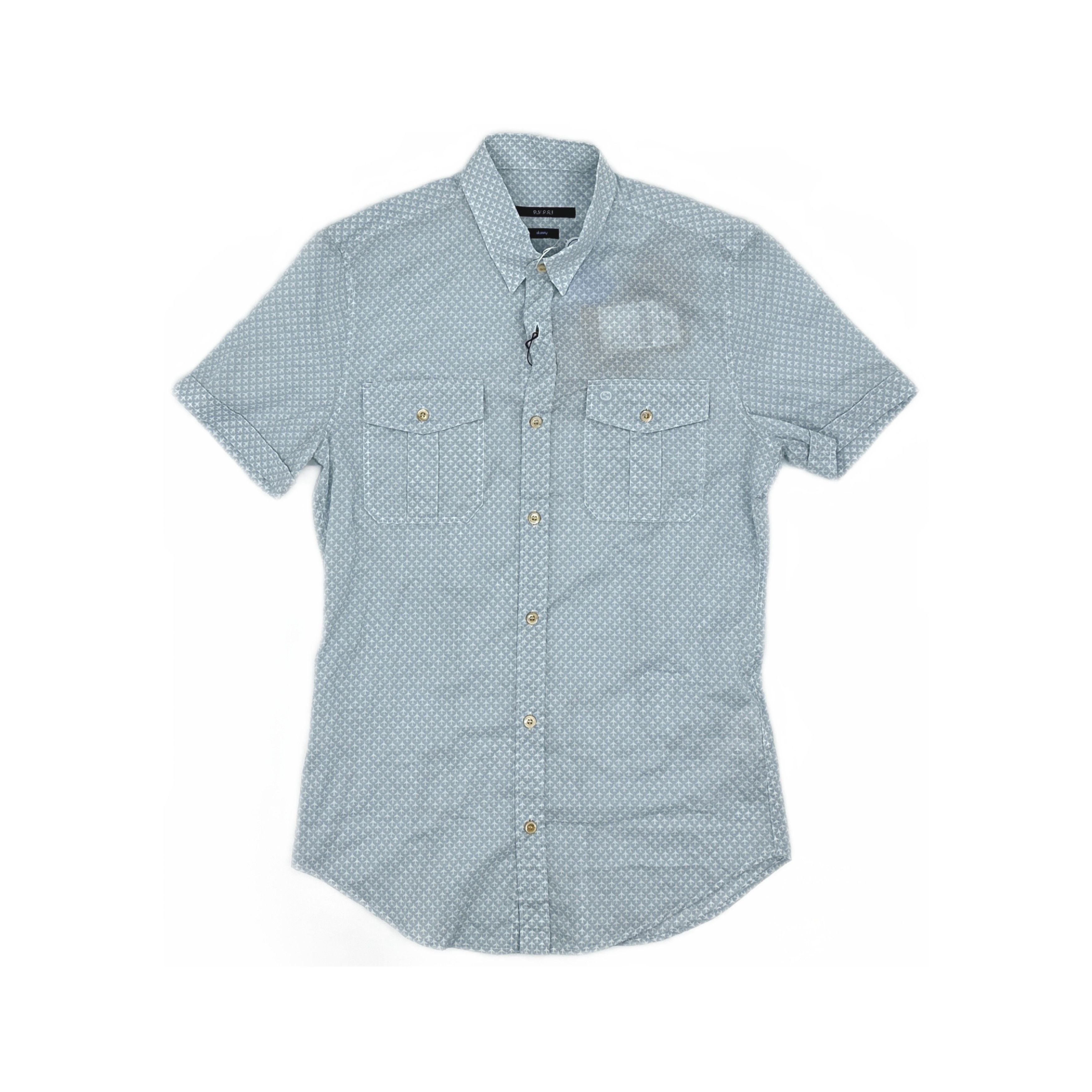 Gucci Gucci Airplane Print Button Up Shirt Size M Size US XXS / EU 40 - 1 Thumbnail