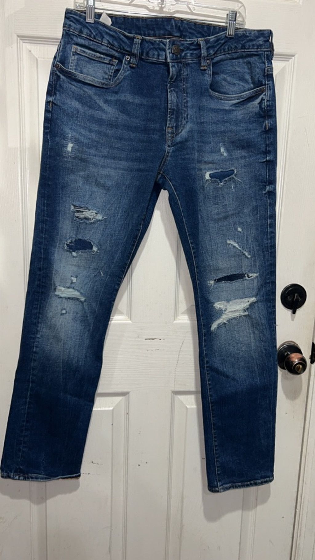 Buffalo David Bitton Men's Buffalo David Bitton Slim Straight Jeans Waist 33 Blue Size US 33 - 1 Thumbnail