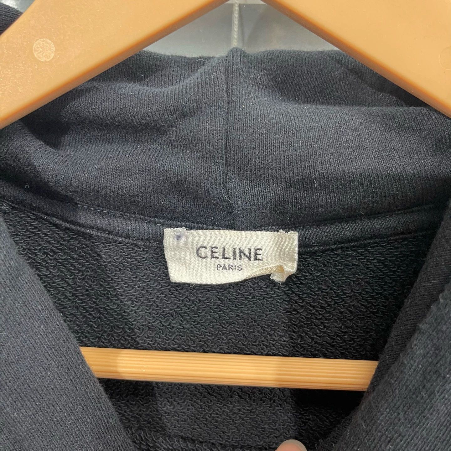 Celine Celine hoodie back slogan print xs 99 new Size US XS / EU 42 / 0 - 4 Thumbnail