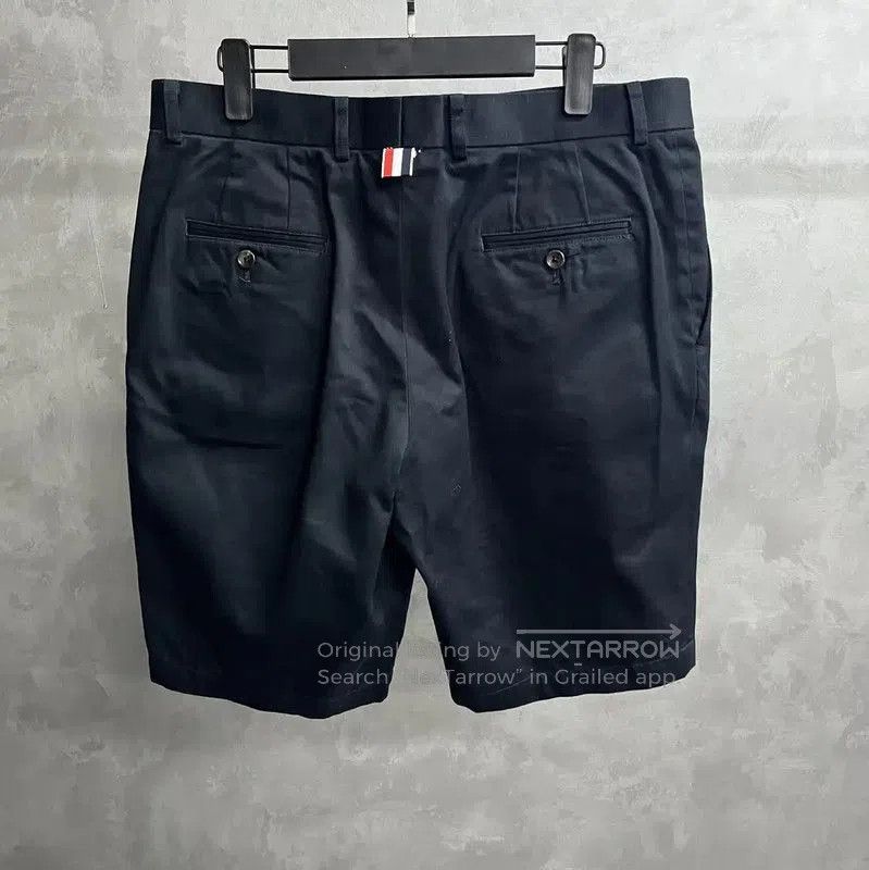 Thom Browne Thom Browne Blue Cotton Men's Shorts . Size US 28 / EU 44 - 4 Thumbnail