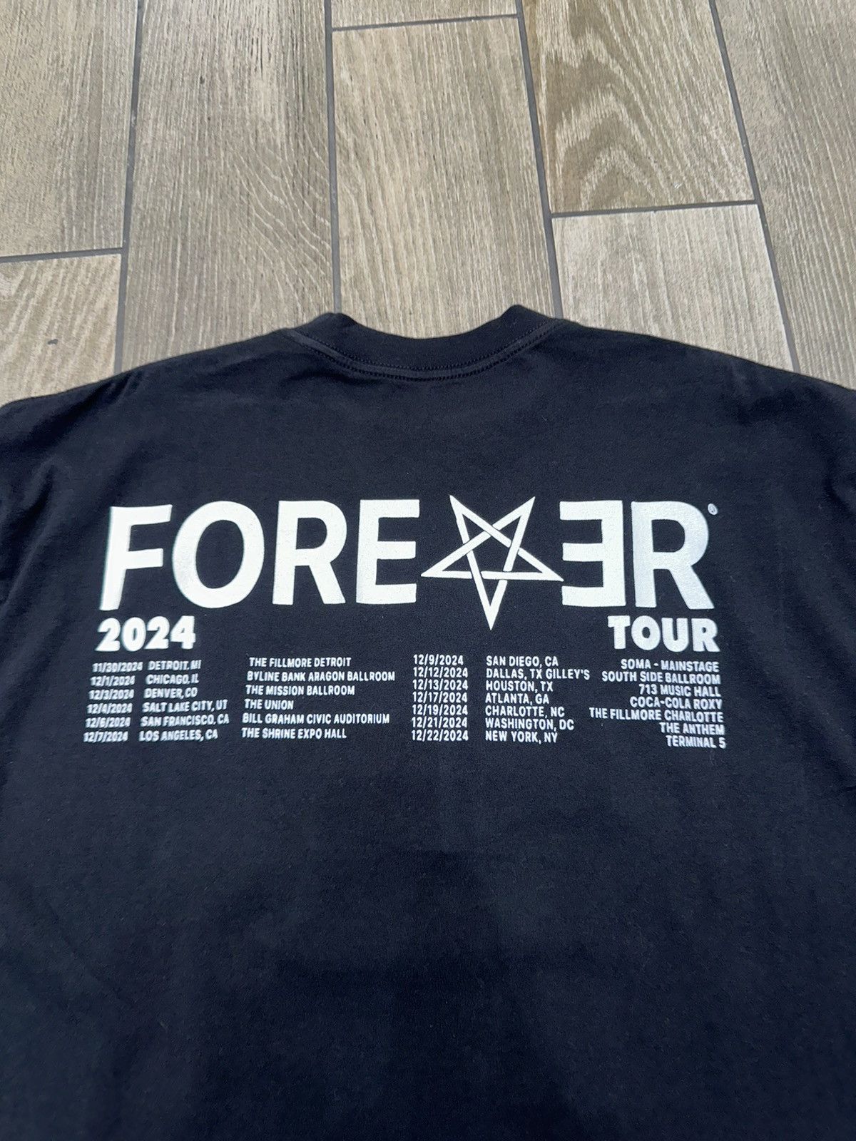Destroy Lonely Destroy Lonely Forever Tour Speakers Black Tee Size US XL / EU 56 / 4 - 5 Thumbnail