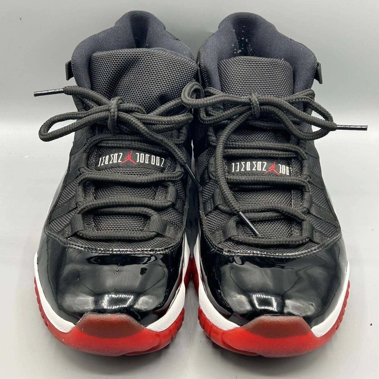 Jordan Brand Air Jordan 11 Retro Bred Basketball Shoes 378037-010 8.5 Size US 8.5 / EU 41-42 - 2 Thumbnail