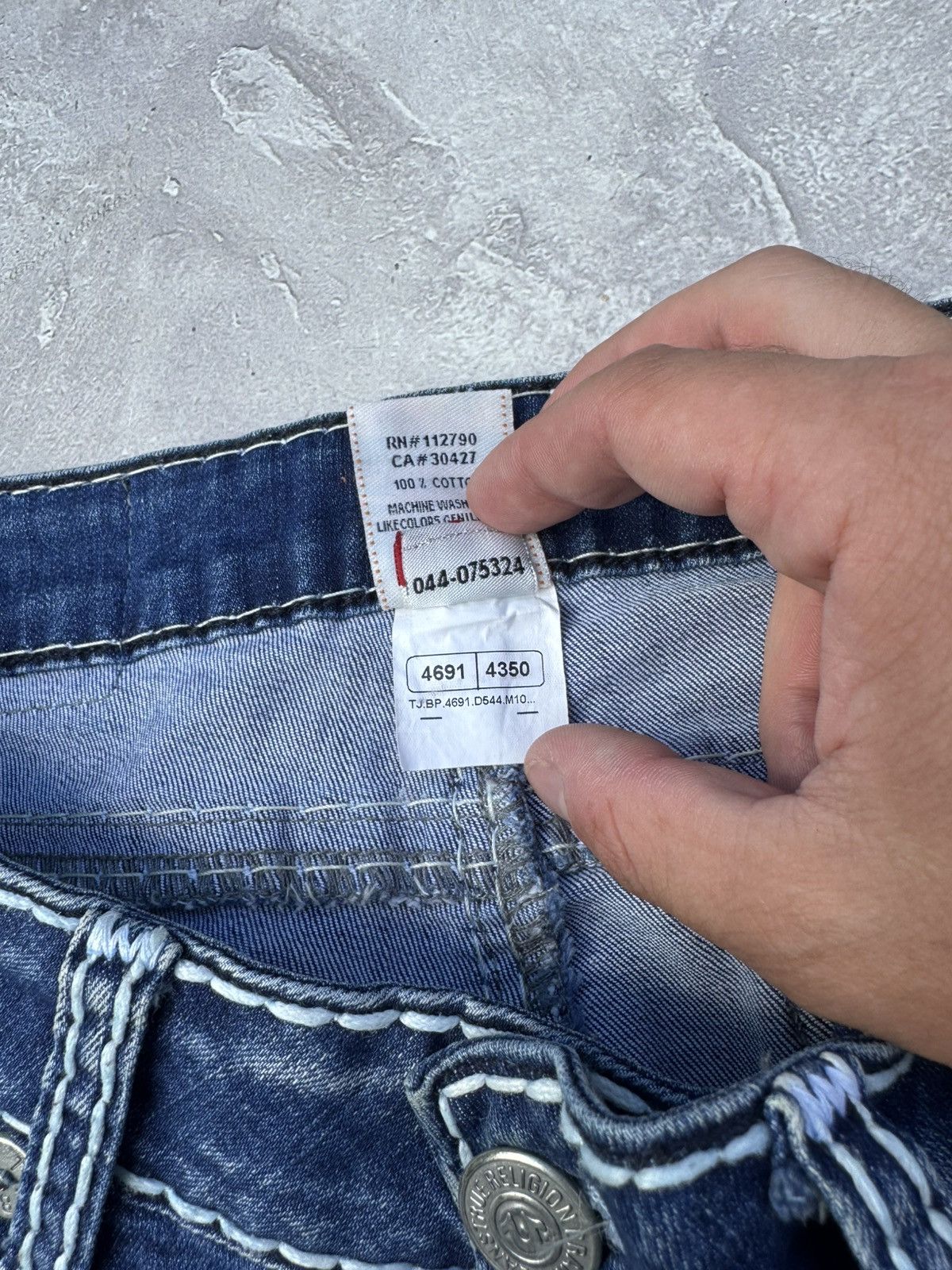 True Religion Vintage True Religion Made in USA Skini Jeans Size 31" - 12 Thumbnail