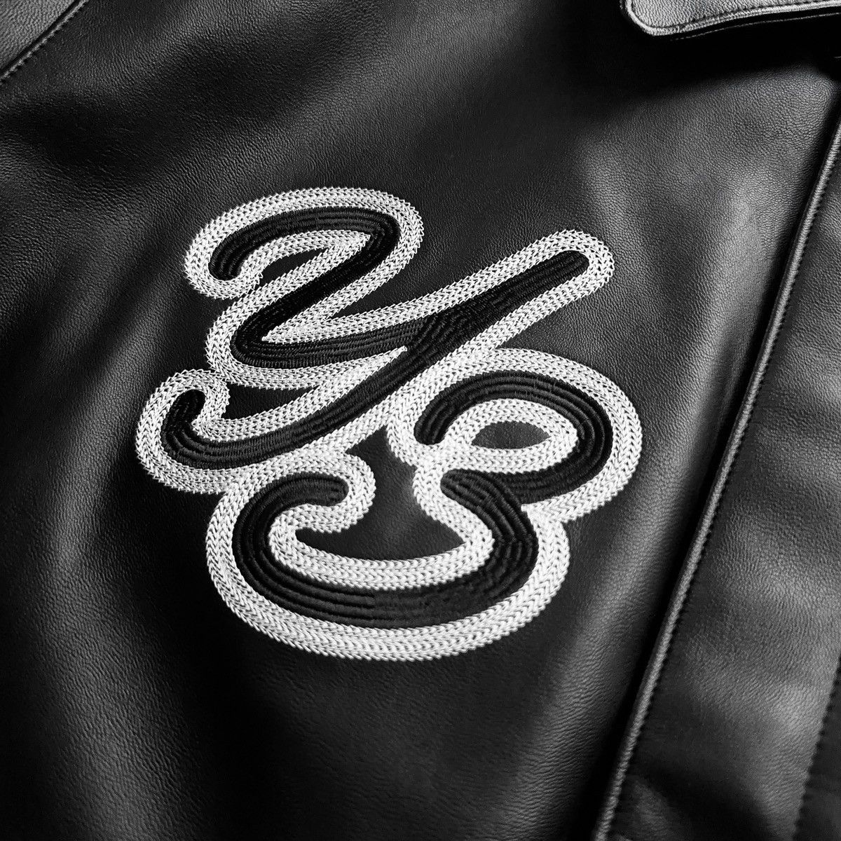 Yohji Yamamoto Y-3 Adidas Tokyo Vegan Leather Bomber Jacket Size US XL / EU 56 / 4 - 4 Thumbnail