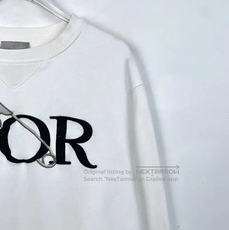 Dior Dior Women's White Cotton Sweatshirt . Size S / US 4 / IT 40 - 3 Thumbnail