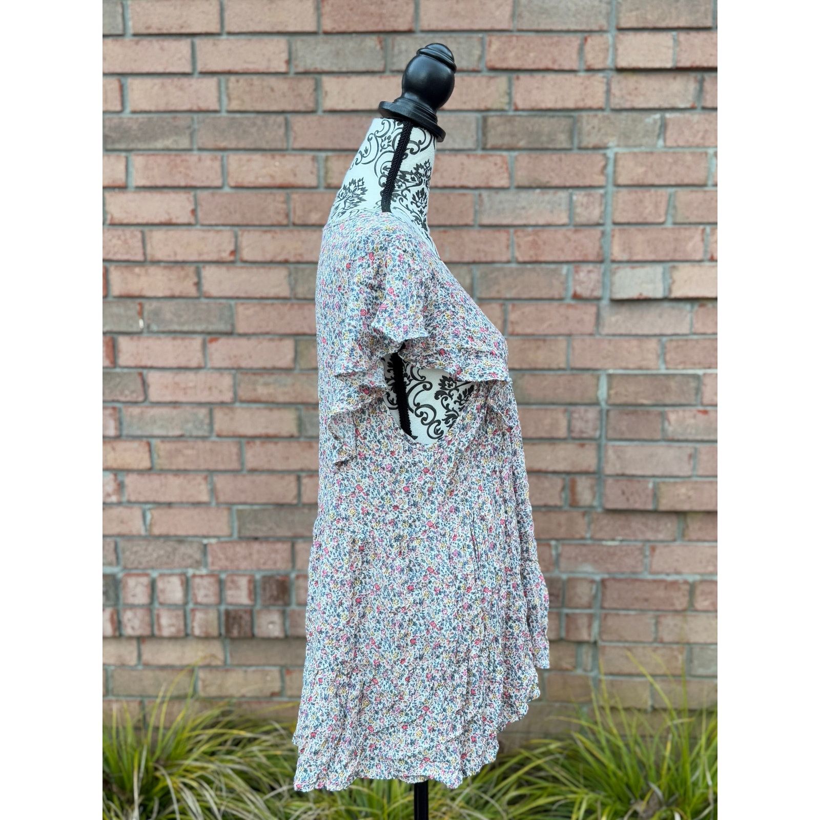 Other EUC Chic Soul V-Neck Floral Tunic Length Top Size 1X 14-16 Size XXL / US 16-18 / IT 52-54 - 2 Thumbnail