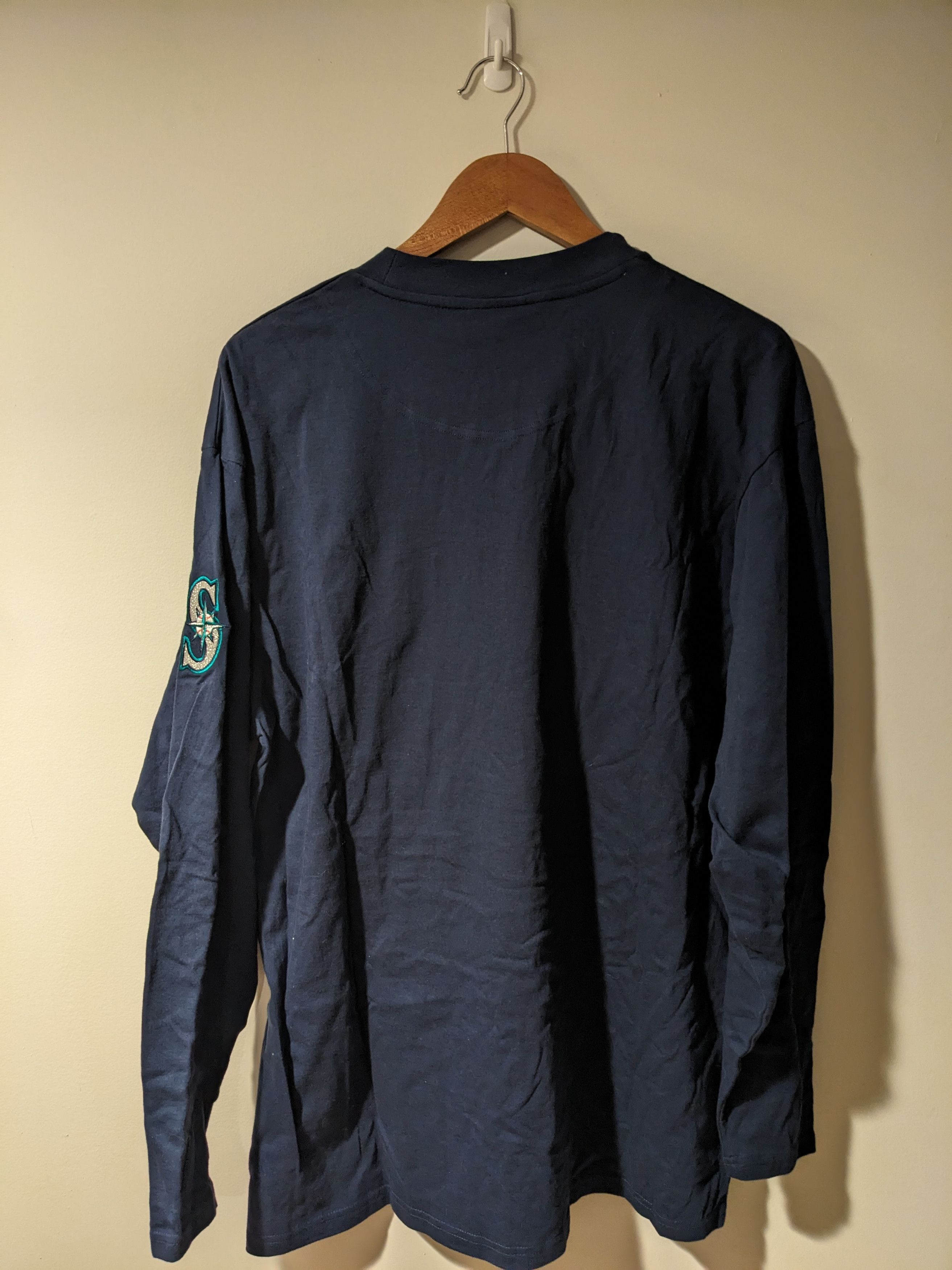 Nike × Vintage Vintage Y2K Seattle Mariners Nike Center Long-Sleeve T-Shirt Size US L / EU 52-54 / 3 - 8 Thumbnail