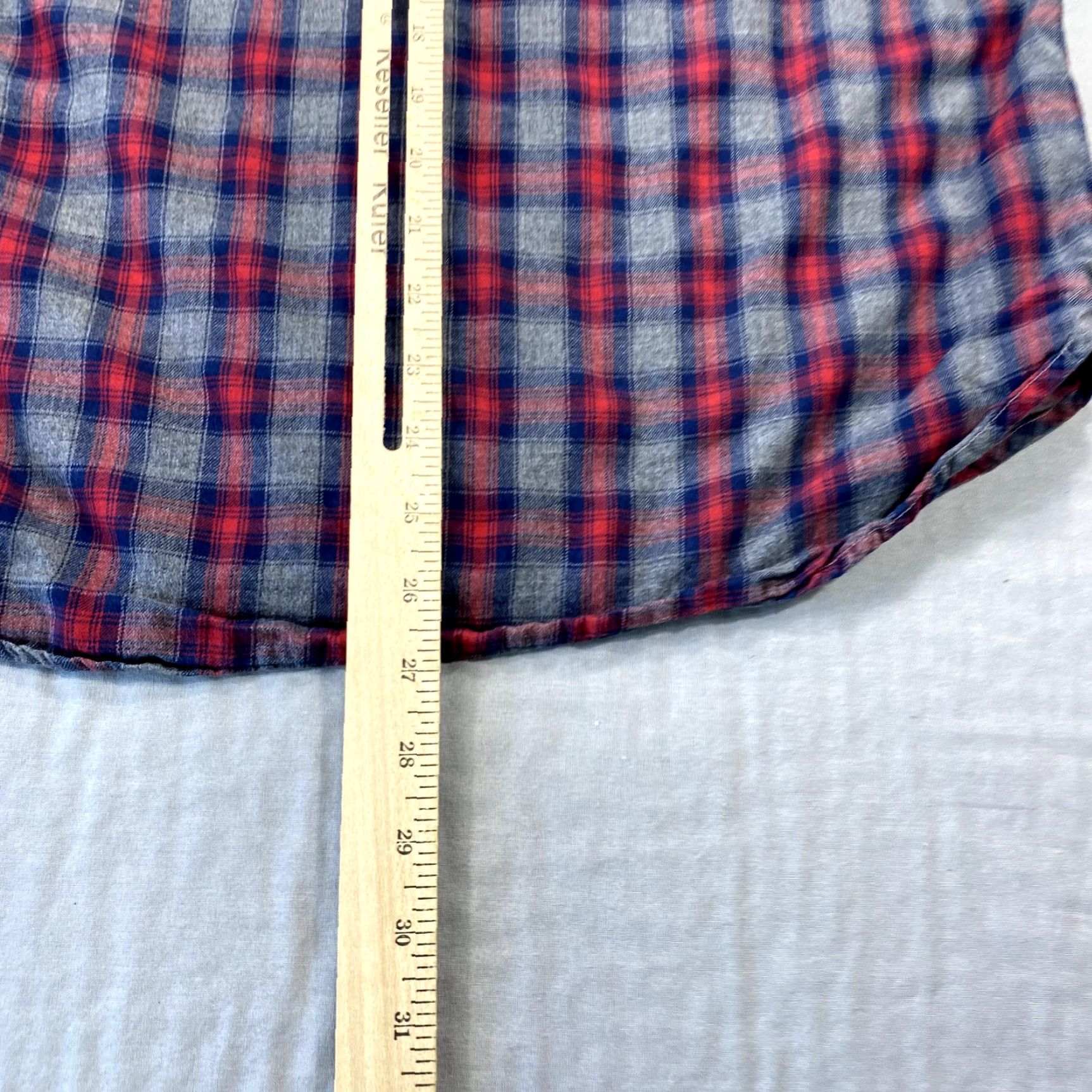 Lucky Brand Lucky Brand Shirt Men M Gray Red Flannel Pearl Snap Lightweight Western Plaid Button-Up Casual, Travel All Seasons, Pockets Mens Size US M / EU 48-50 / 2 - 5 Thumbnail