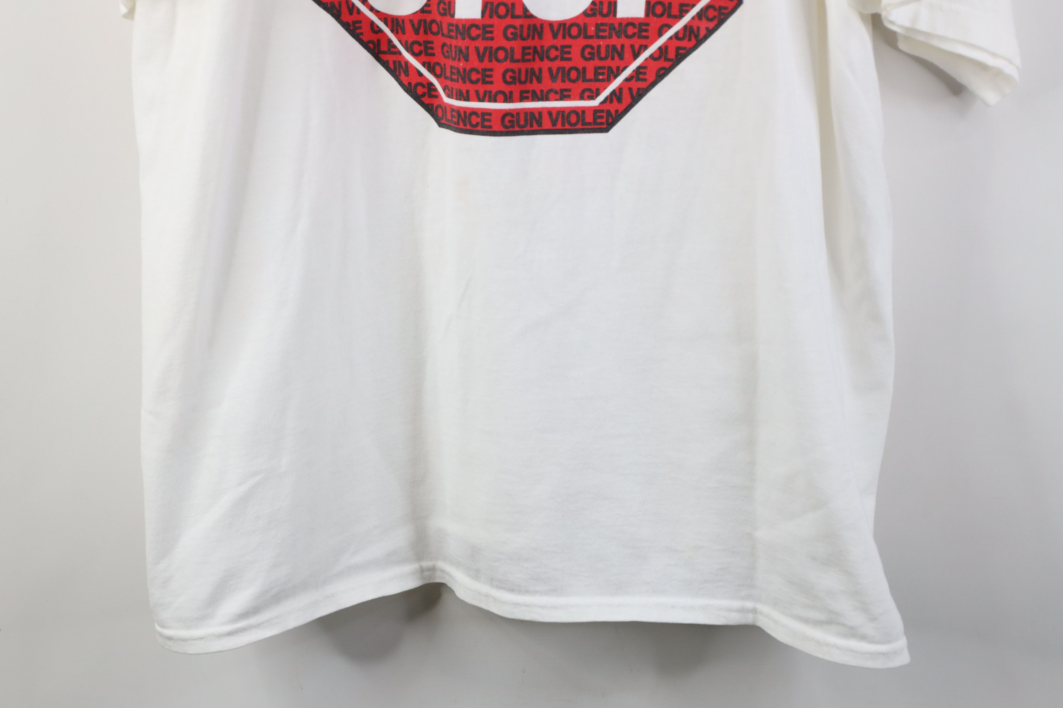 Vintage Vintage 90s Y2K To Stop Gun Violence Short Sleeve T-Shirt Size US XXL / EU 58 / 5 - 3 Thumbnail