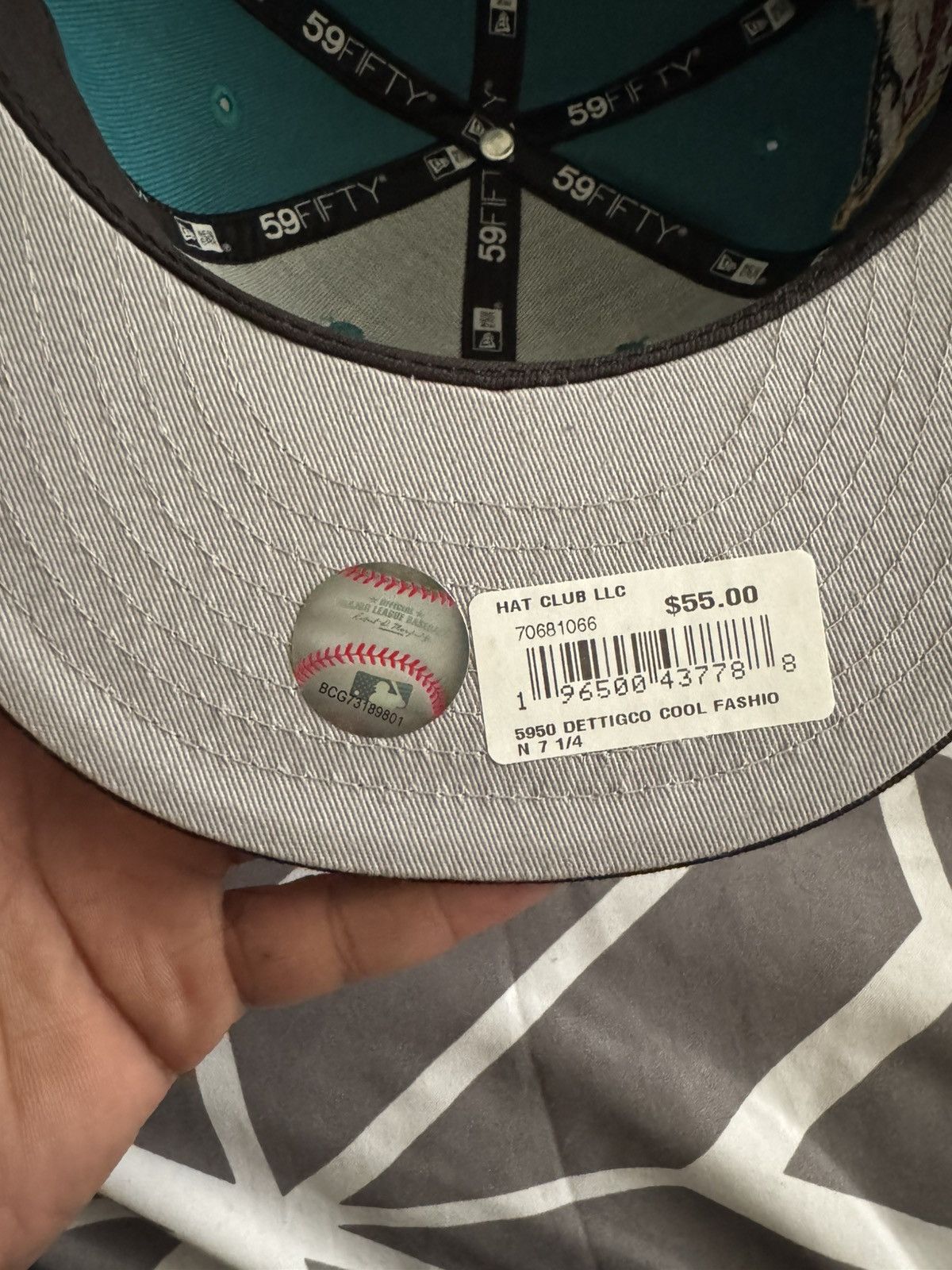 Hat Club HATCLUB COOL FASHION DETROIT FITTED (Grey Brim) Size ONE SIZE - 5 Thumbnail