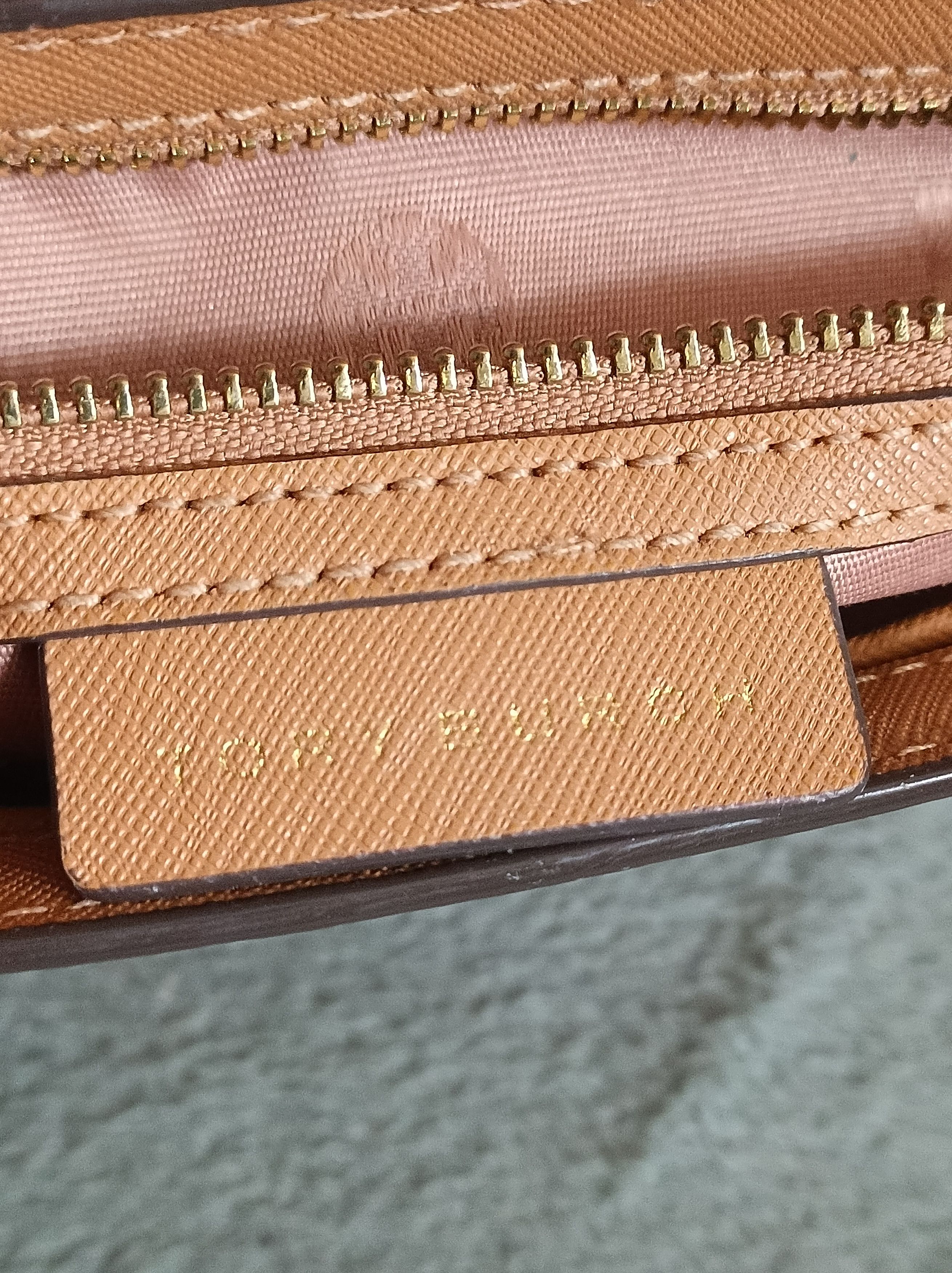 Tory Burch Tory Burch Emerson Tan Leather Flap Top Handle Crossbody Bag Size ONE SIZE - 14 Thumbnail