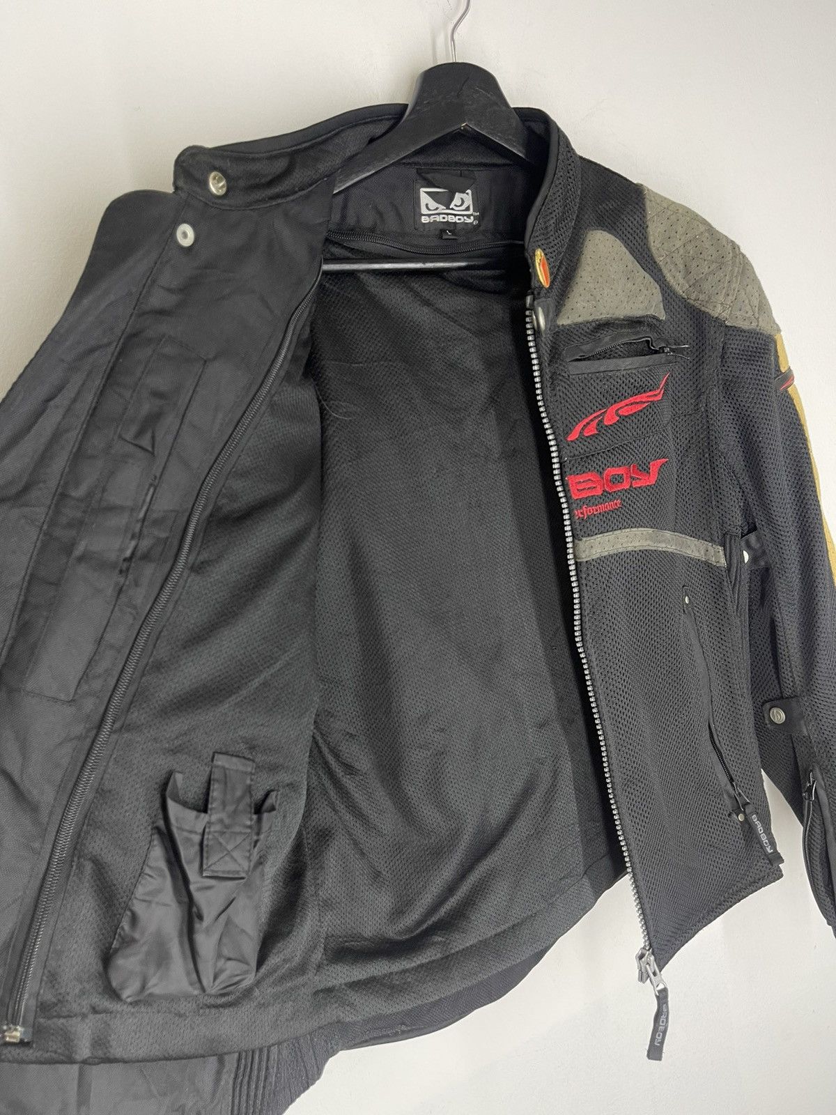 Sports Specialties × Vintage VINTAGE BADBOY BIKER JACKET RACING Size US L / EU 52-54 / 3 - 3 Thumbnail