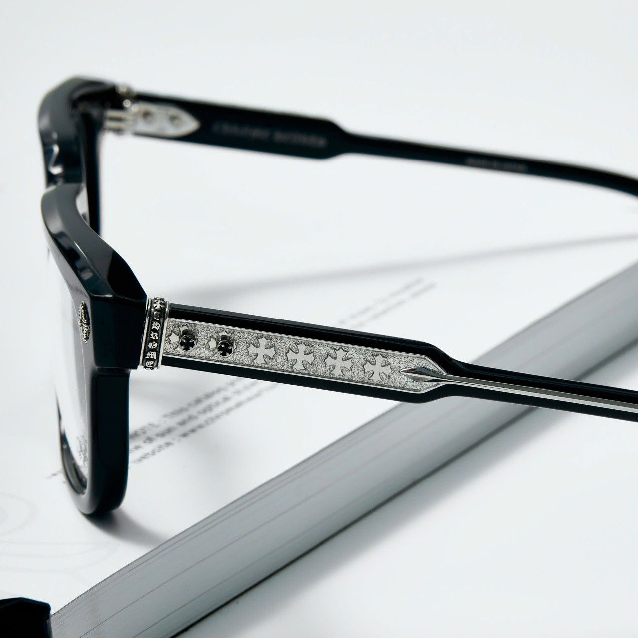 Chrome Hearts CHROME HEARTS AMBIDIXTROUS BLACK GLASSES Size ONE SIZE - 3 Thumbnail