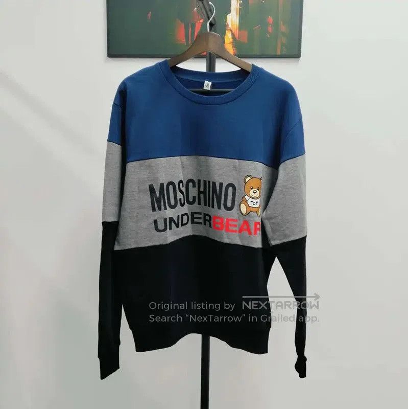 Moschino Moschino Color Blocked Long Sleeve Sweatshirt . Size US M / EU 48-50 / 2 - 1 Thumbnail