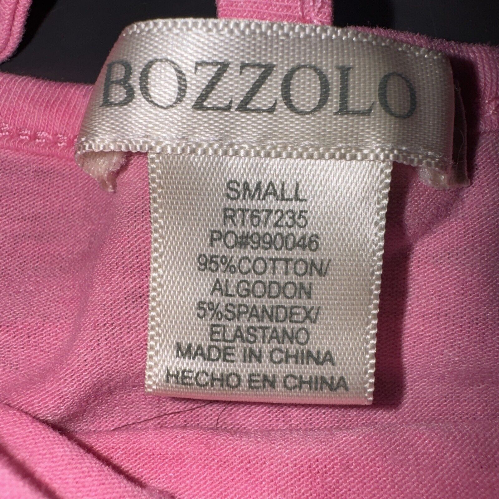 Other Bozzolo Tank Top Strappy Back Panel Pink Size S PILLING BOTT Size S / US 4 / IT 40 - 2 Thumbnail