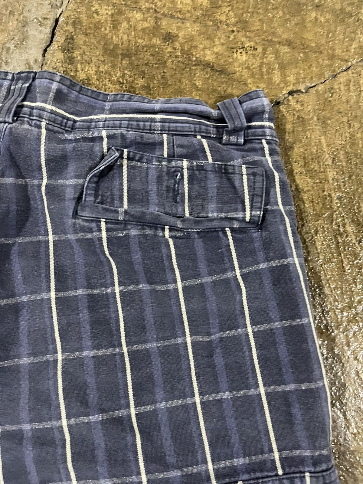 Polo Ralph Lauren × Vintage Crazy Polo Ralph Lauren Plaid Cargo Shorts Essential Skater Size US 31 - 3 Thumbnail