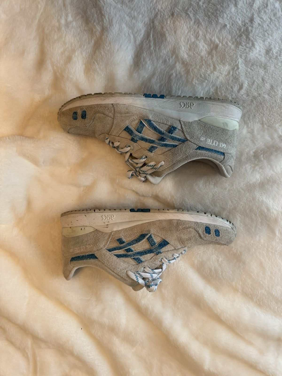 Asics × Ronnie Fieg KITH Ronnie FIEG ASICS GEL-Lyte III Super Blue Gray RARE Size US 9.5 / EU 42-43 - 4 Thumbnail