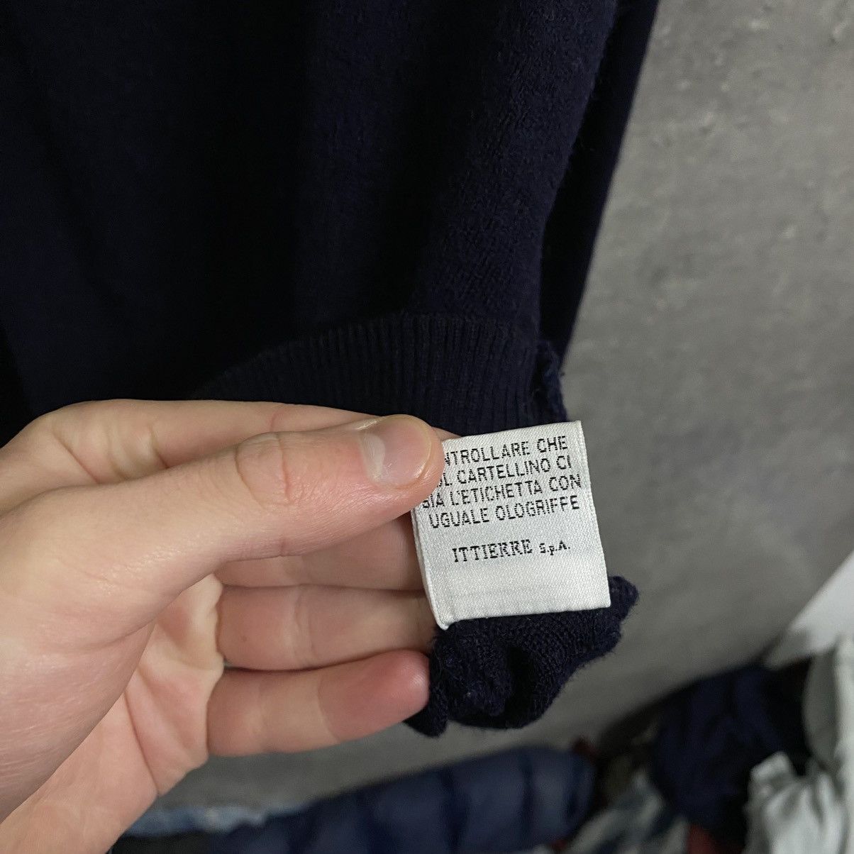 Versace Jeans Couture Vintage Versace Jeans Couture Y2K 1/4 Zip Sweater Size US L / EU 52-54 / 3 - 10 Thumbnail