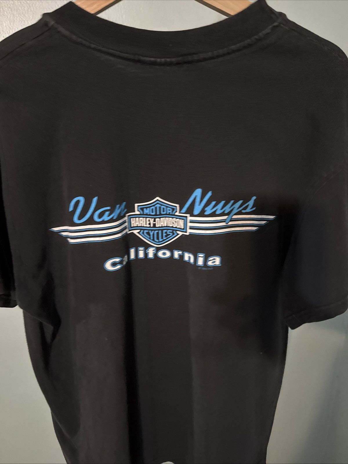 Harley Davidson Harley-Davidson Black Short Sleeve Van Nuys Grey Logo Large Size US L / EU 52-54 / 3 - 8 Thumbnail