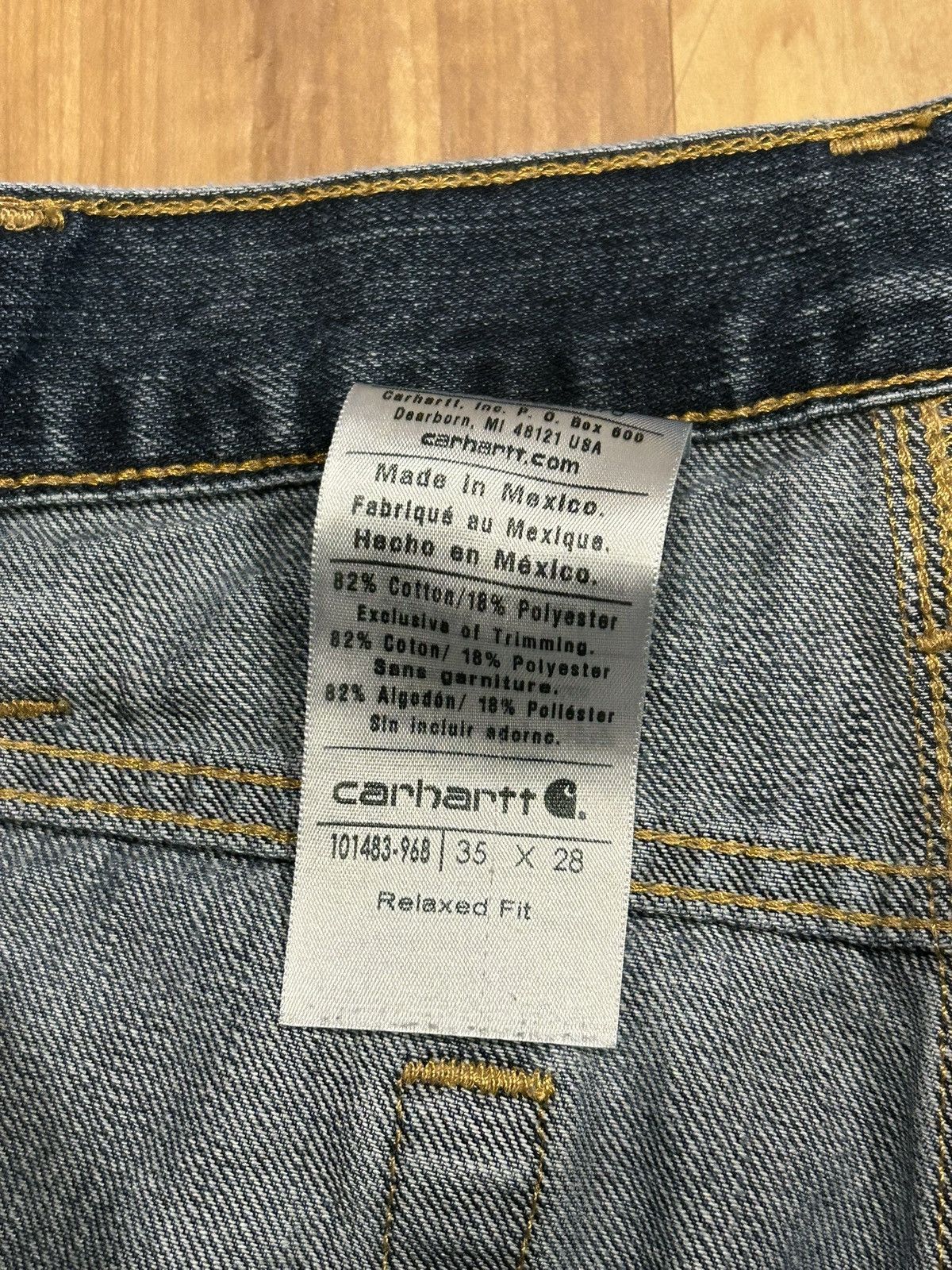 Carhartt Carhartt Blue Jeans Size US 35 - 5 Thumbnail