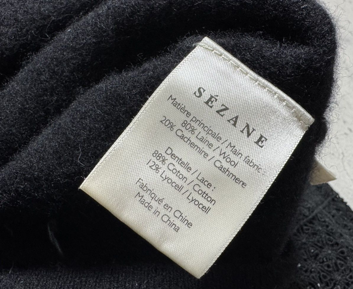 Sezane La Maille Sezane Paris Cashmere/Wool Black Sweater Size S Size S / US 4 / IT 40 - 7 Thumbnail