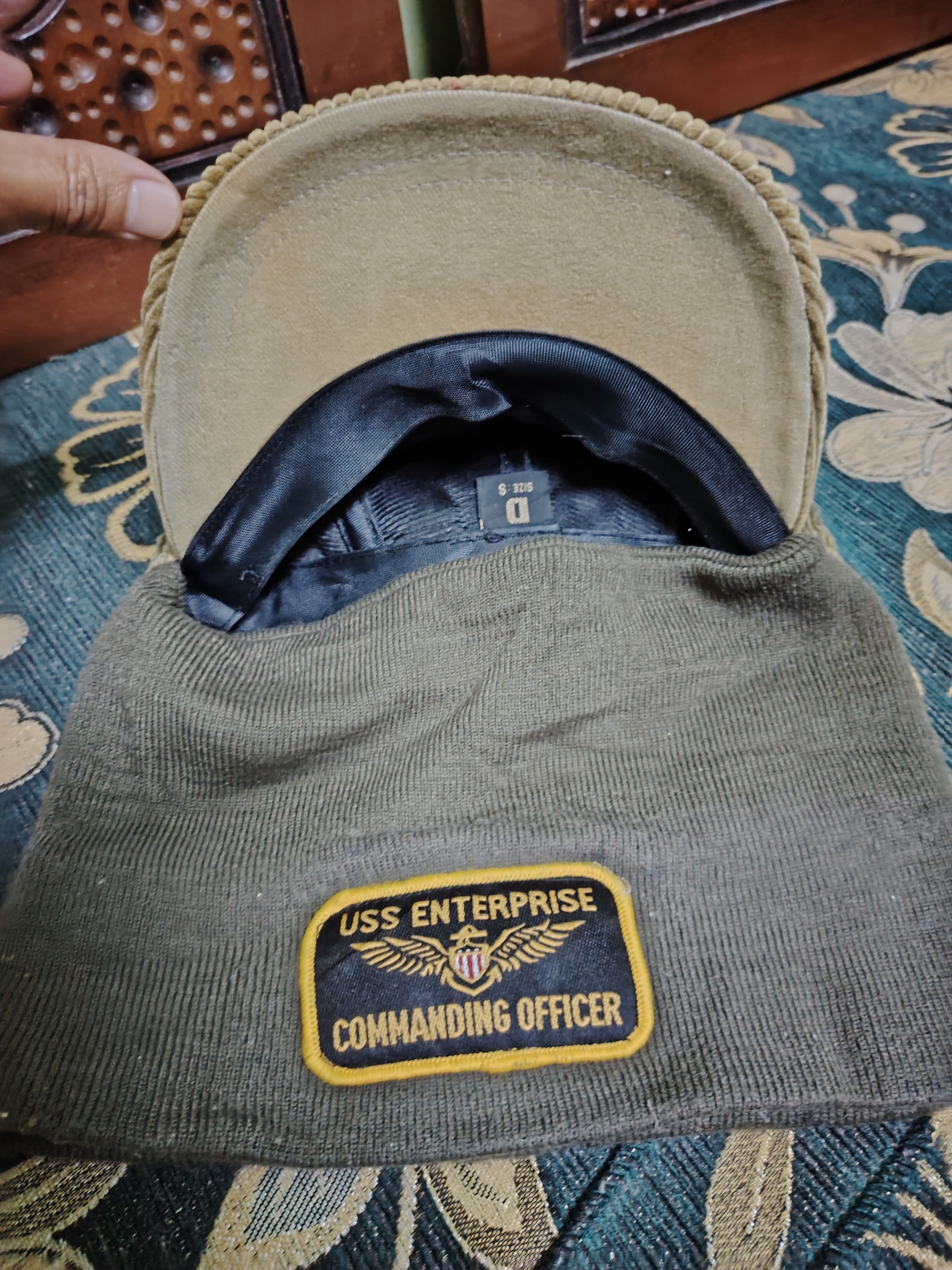 Vintage Vintage USS Enterprise Commanding Officer Full Cap Hat Size ONE SIZE - 8 Thumbnail