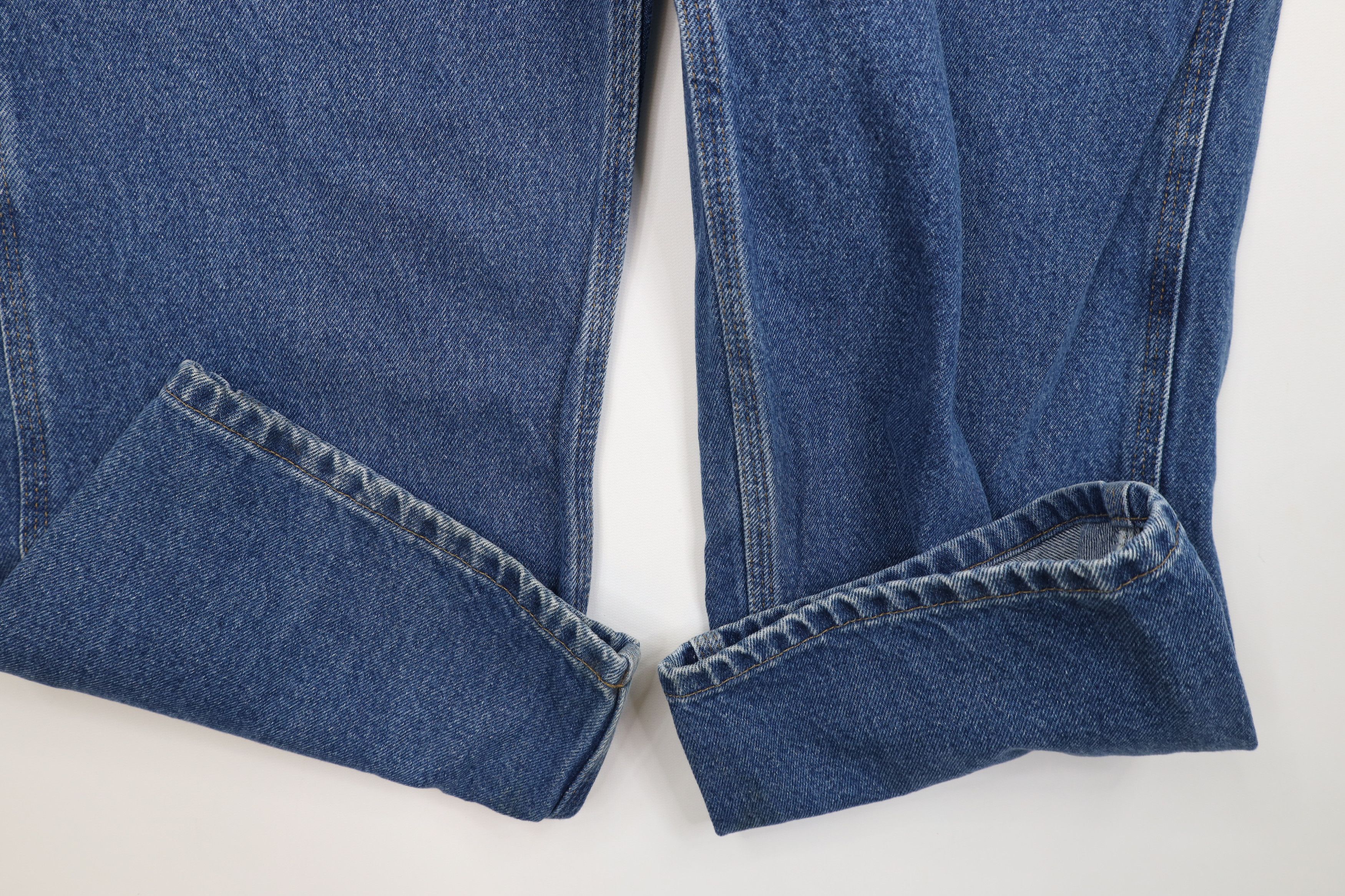 Carhartt Vintage Y2K Carhartt Wide Leg Dungaree Denim Jeans Blue Size US 38 / EU 54 - 6 Thumbnail