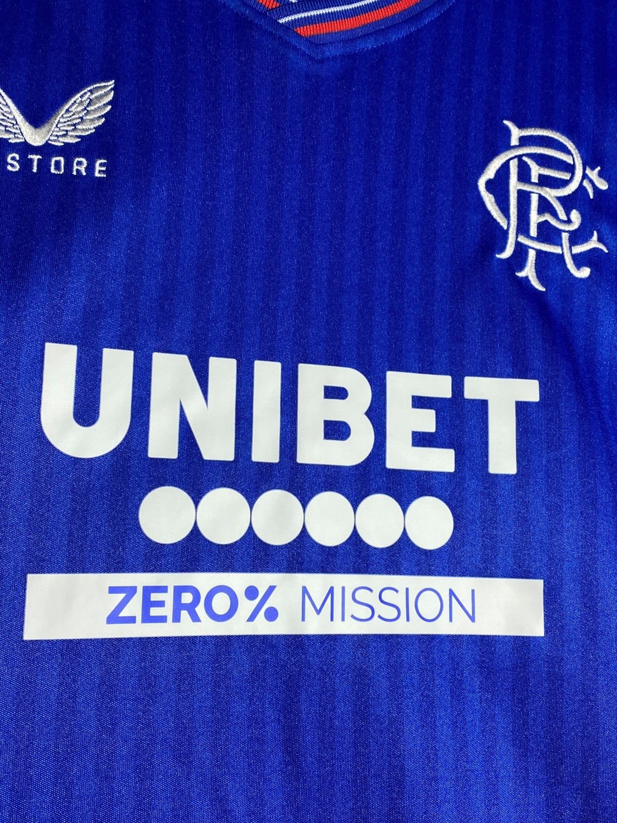Other Castore Rangers FC 2023 2024 Home Football Shirt Size US S / EU 44-46 / 1 - 5 Thumbnail