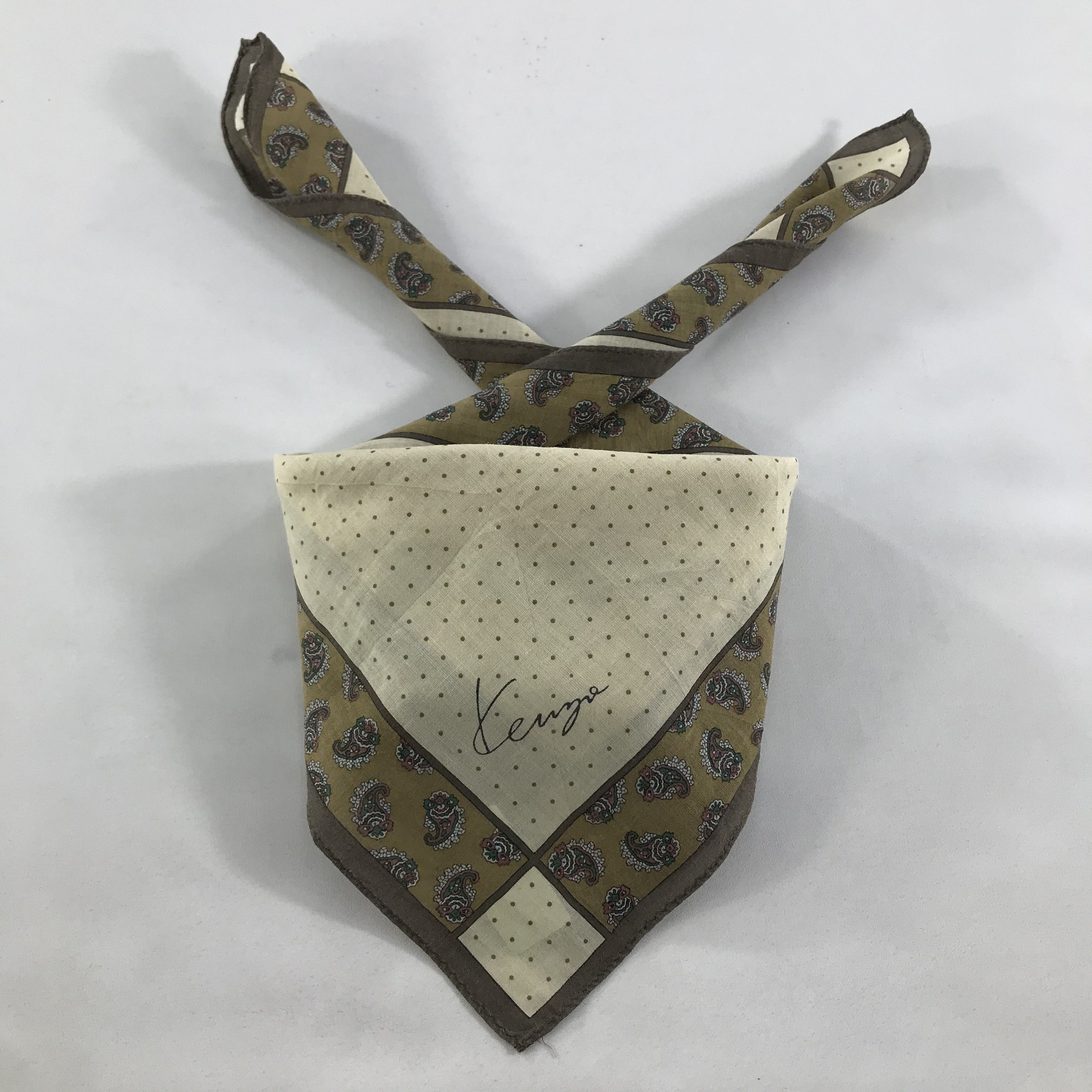 Kenzo × Vintage Kenzo Bandana / Handkerchief / Neckerchief - S1331 Size ONE SIZE - 3 Thumbnail