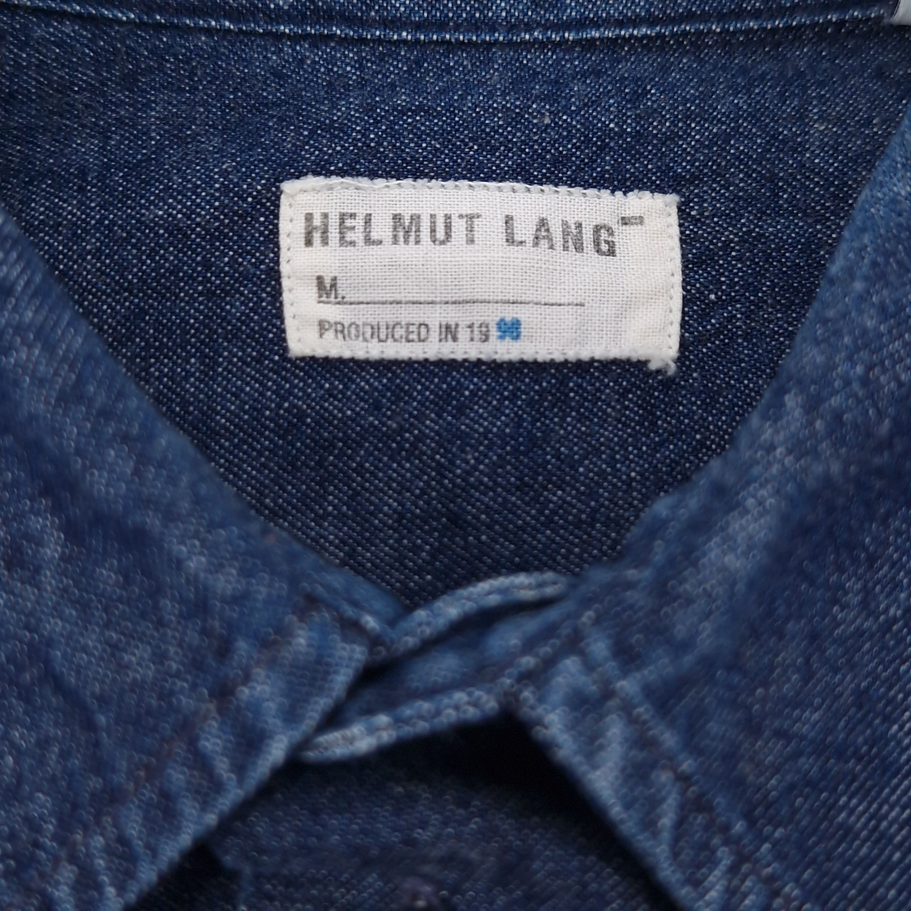 Helmut Lang 1998 Raw Denim shirt Size US M / EU 48-50 / 2 - 2 Thumbnail