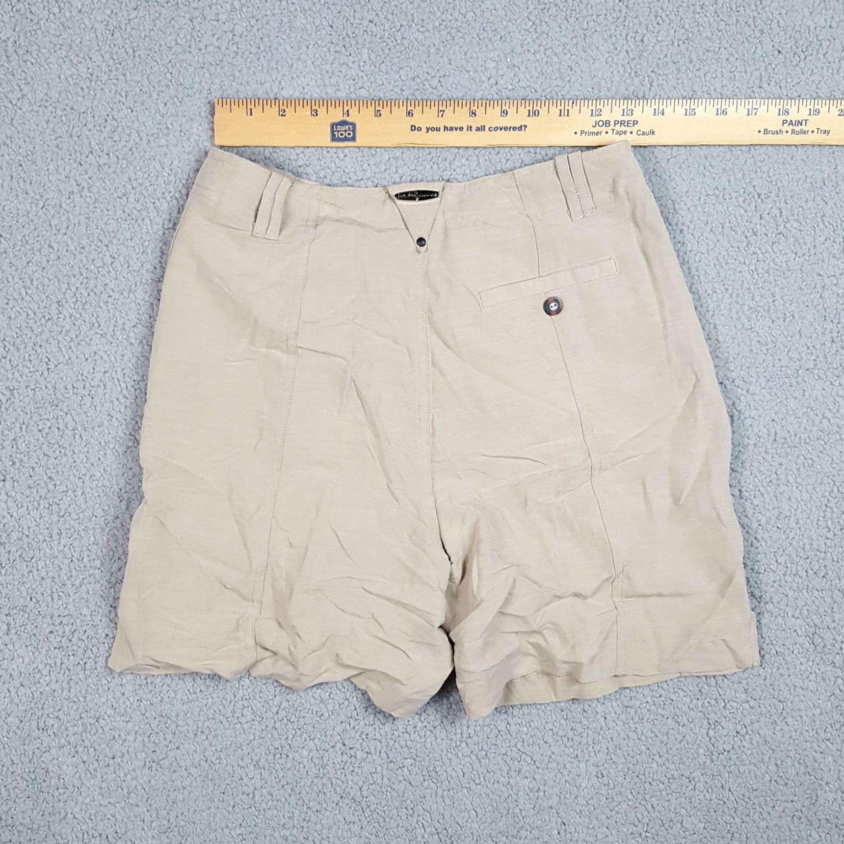 Vintage VINTAGE Jamie Sadock Shorts High Waisted Size 8 Beige Athletic Outdoor Chino Golf Women Size 30" / US 8 / IT 44 - 4 Thumbnail