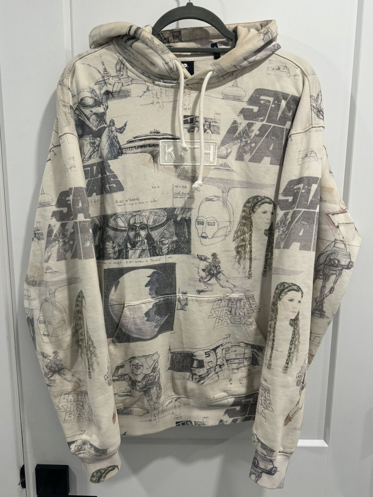 Kith Kith Star Wars Sketches Hoodie | Grailed