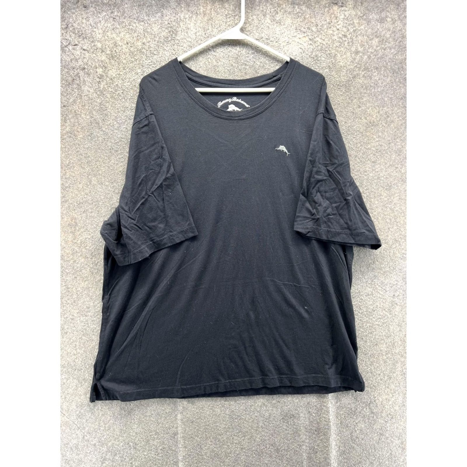Tommy Bahama Tommy Bahama Shirt Mens 2XL Black Marlin Logo Crewneck Tee Tagless Soft Cotton Modal Short Sleeve Shirt Mens Clothes Black Logo Tee Size US XXL / EU 58 / 5 - 2 Thumbnail
