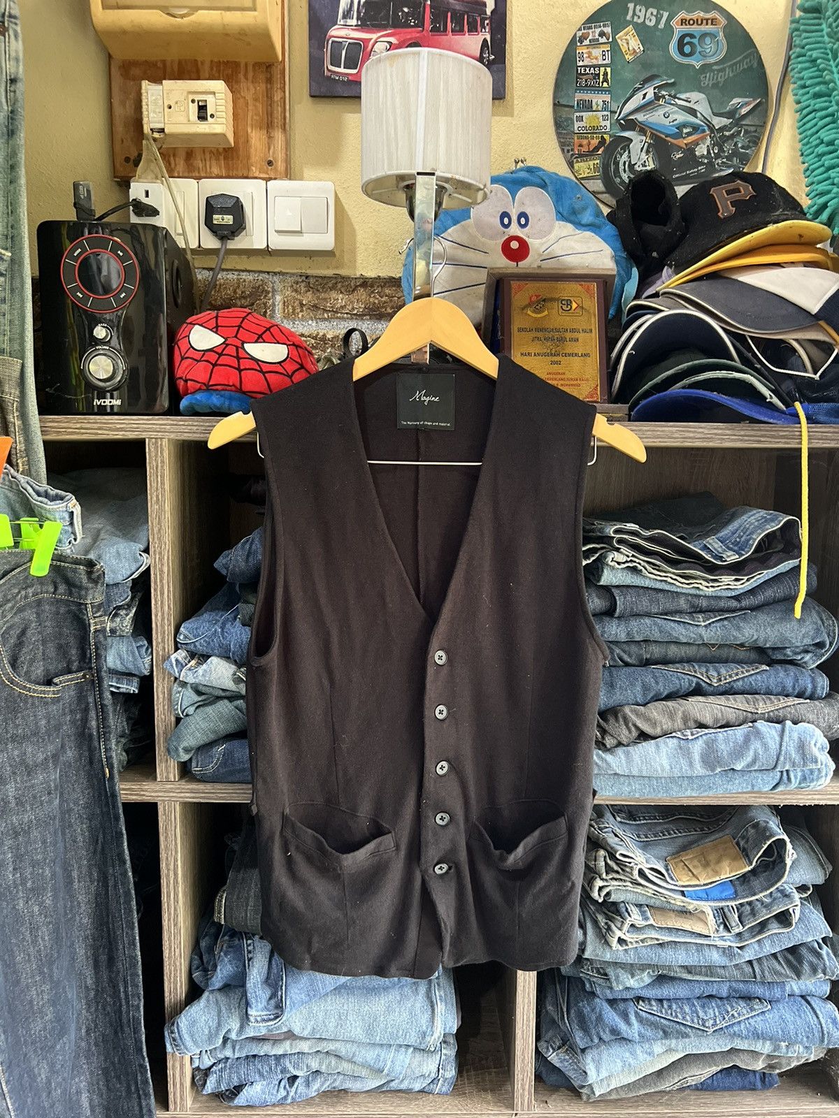 Japanese Brand 🔥Magine Made in Japan Button Vest Size US XXS / EU 40 - 1 Thumbnail
