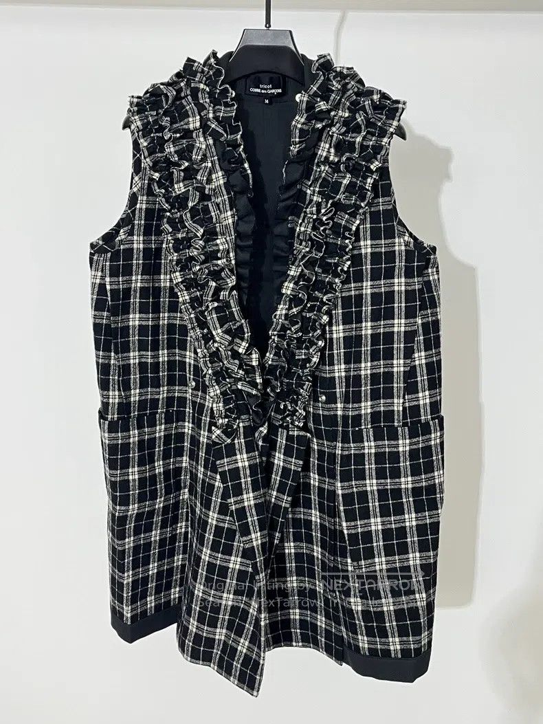 Comme des Garcons Comme Des Garcons Ruffled collar wool vest Size M / US 6-8 / IT 42-44 - 1 Thumbnail
