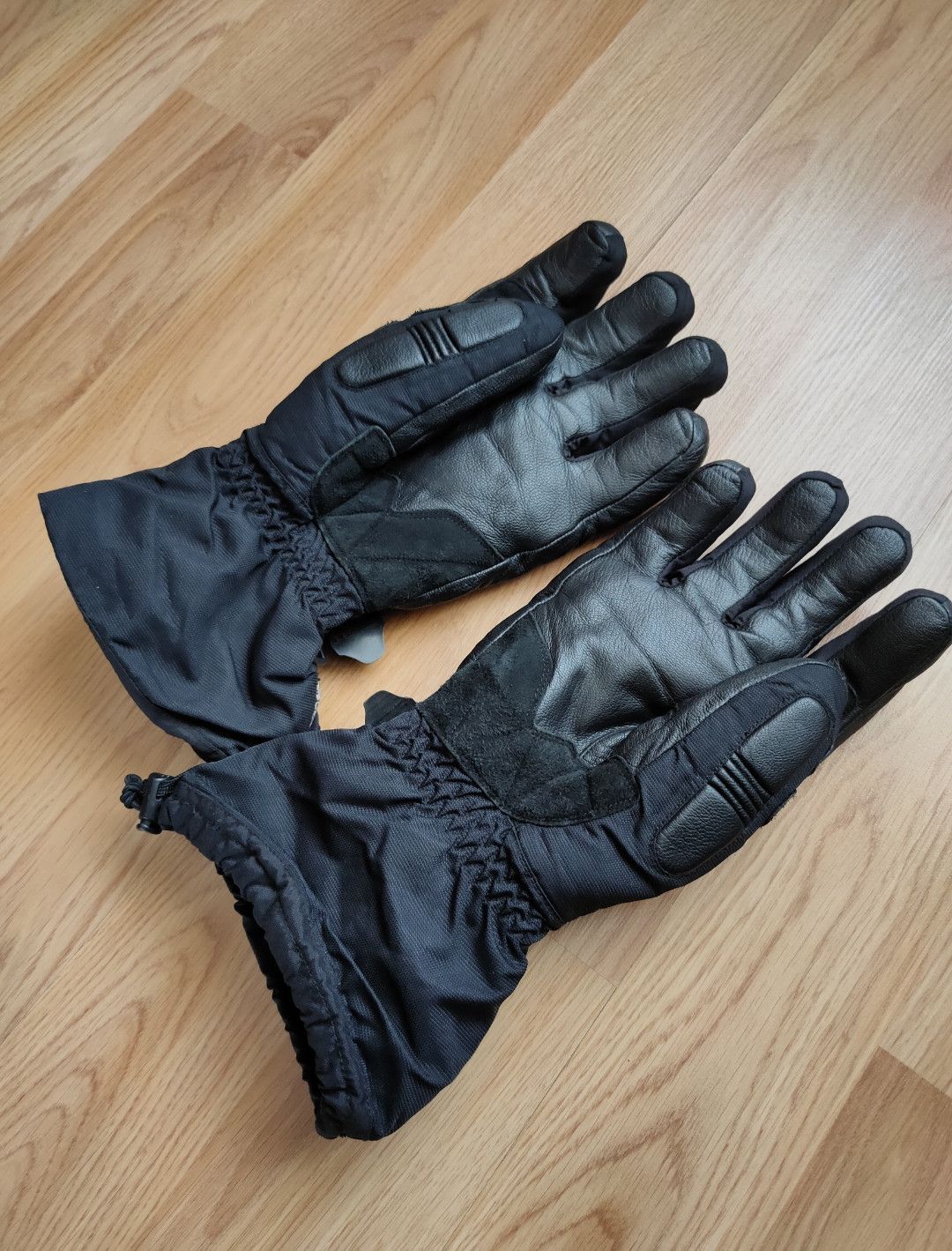 Genuine Leather Motorcycle gloves IXS Hipora Leather Outdoor Mountain Gloves Size ONE SIZE - 3 Thumbnail