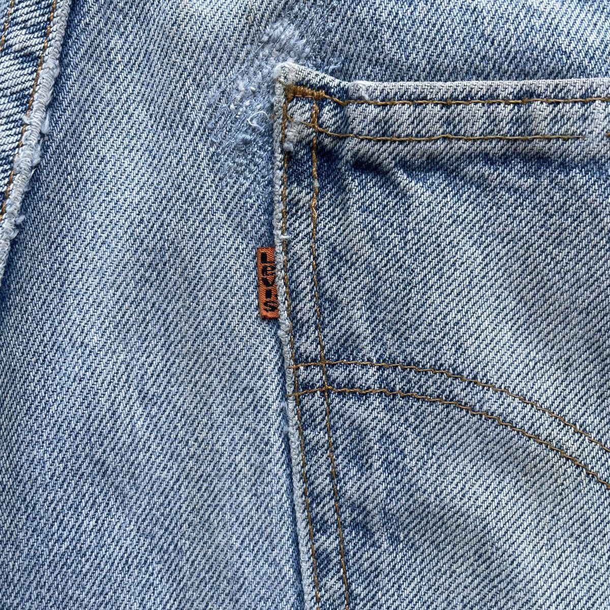 Jean × Levi's 1990s Levis 505 THRASHED Regular Fit Jeans Faded Pants W36 Size US 36 / EU 52 - 9 Thumbnail