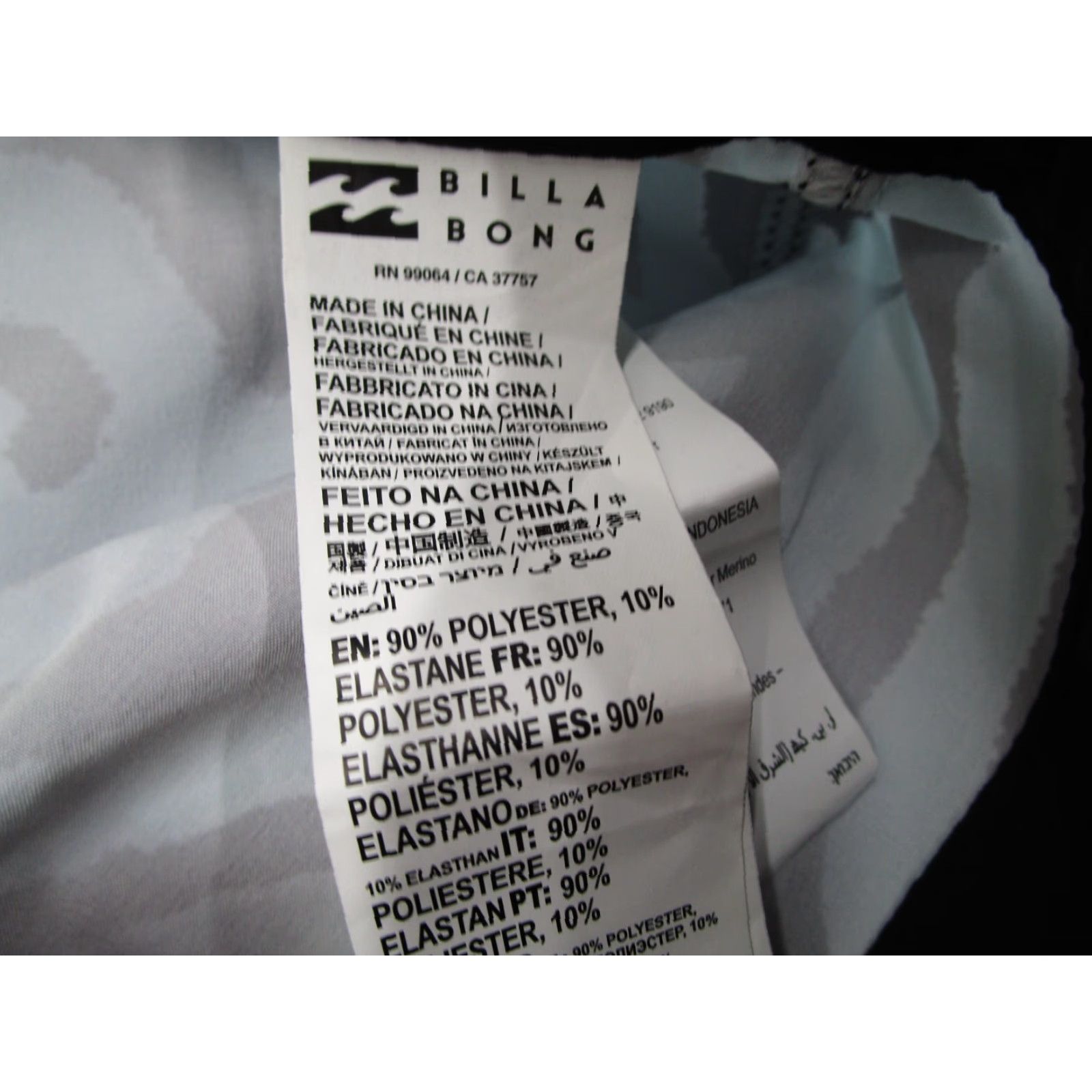 Billabong Billabong Board Shorts Mens 38 Blue Recycler Sundays Pro 9" Zebra Surf Beach Size US 38 / EU 54 - 4 Thumbnail