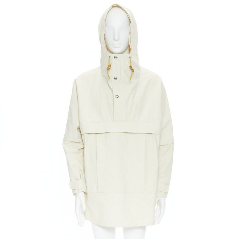 Gucci GUCCI NORTH FACE light beige nylon windbreaker anorak pullover jacket S Size XS / US 0-2 / IT 36-38 - 1 Thumbnail