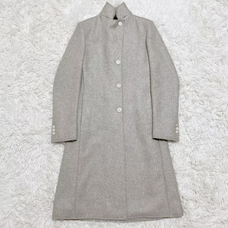 Loro Piana LORO PIANA Grayish goat cashmere coat Size XS / US 0-2 / IT 36-38 - 3 Thumbnail