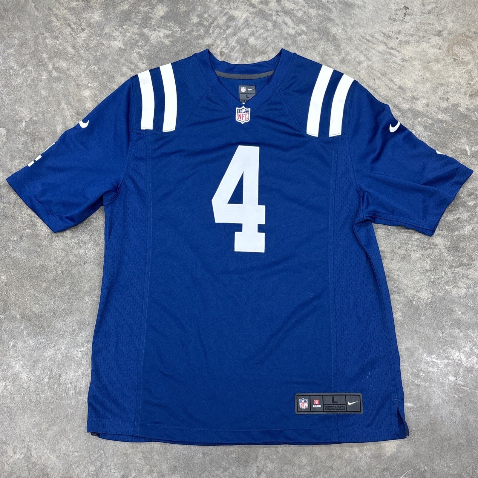 Nike NFL NIKE On Field Mens Large Adam Vinatieri Signed Jersey Size US L / EU 52-54 / 3 - 3 Thumbnail