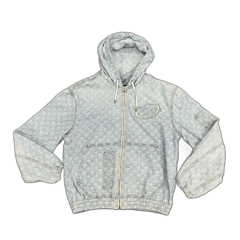 【SRE】Louis Vuitton LV x NBA スタジャン Juelz Santana Rocks Louis Vuitton x NBA Jacket Designed b
