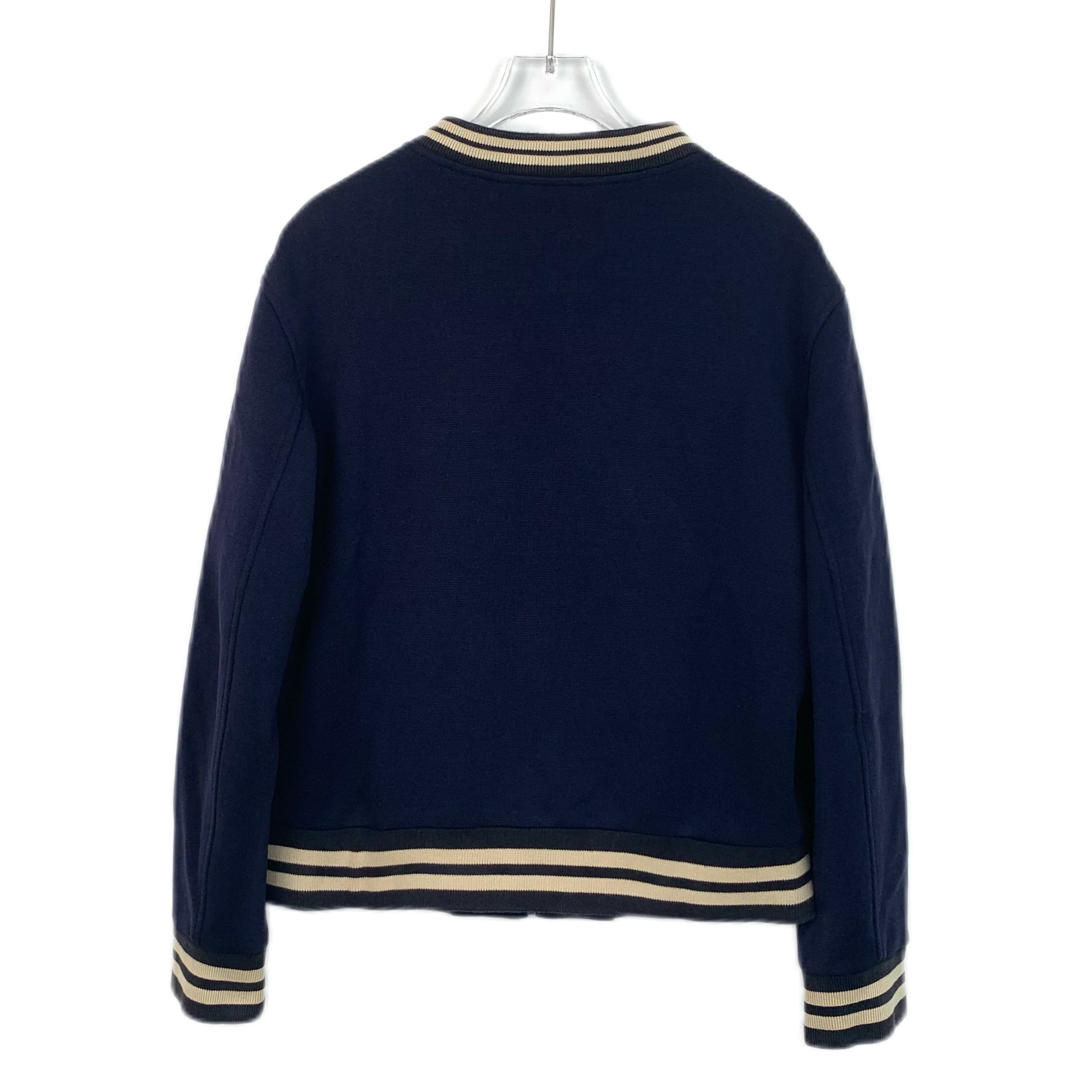 Gucci Gucci Embroidered Wool Zip Jacket with Stand Collar (Size L) Size L / US 10 / IT 46 - 8 Thumbnail
