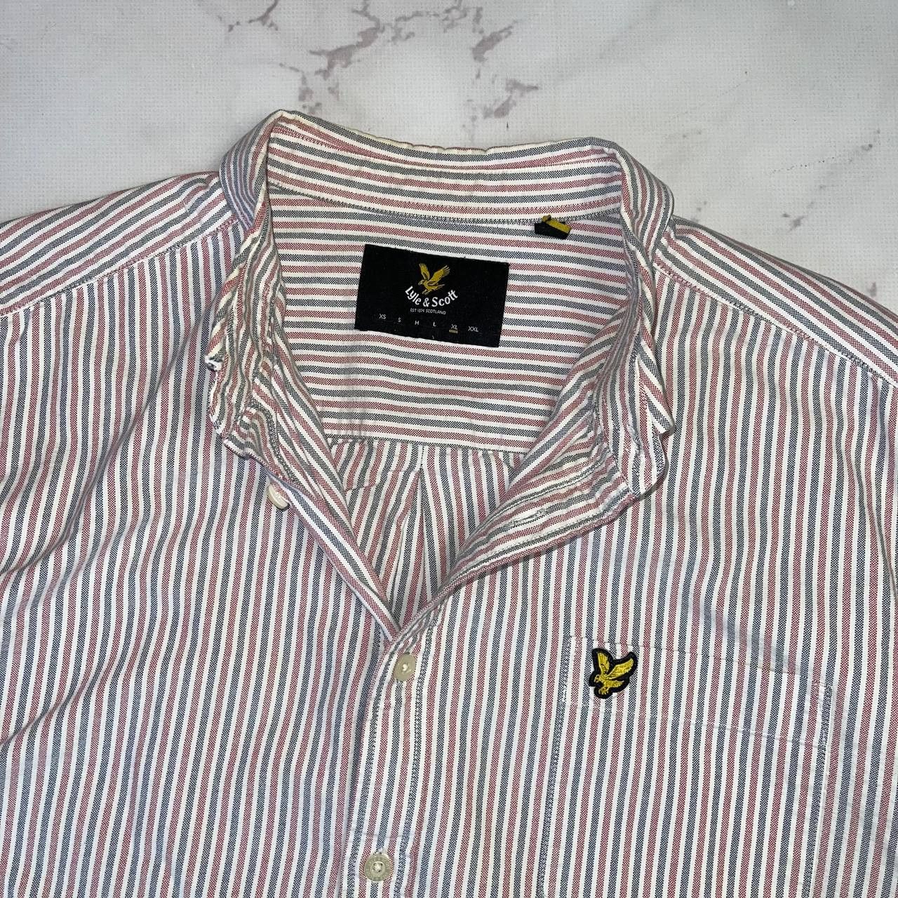 Lyle & Scott Lyle & Scott Striped Slim Fit Oxford Shirts Button Up Sz XL Size US XL / EU 56 / 4 - 6 Thumbnail