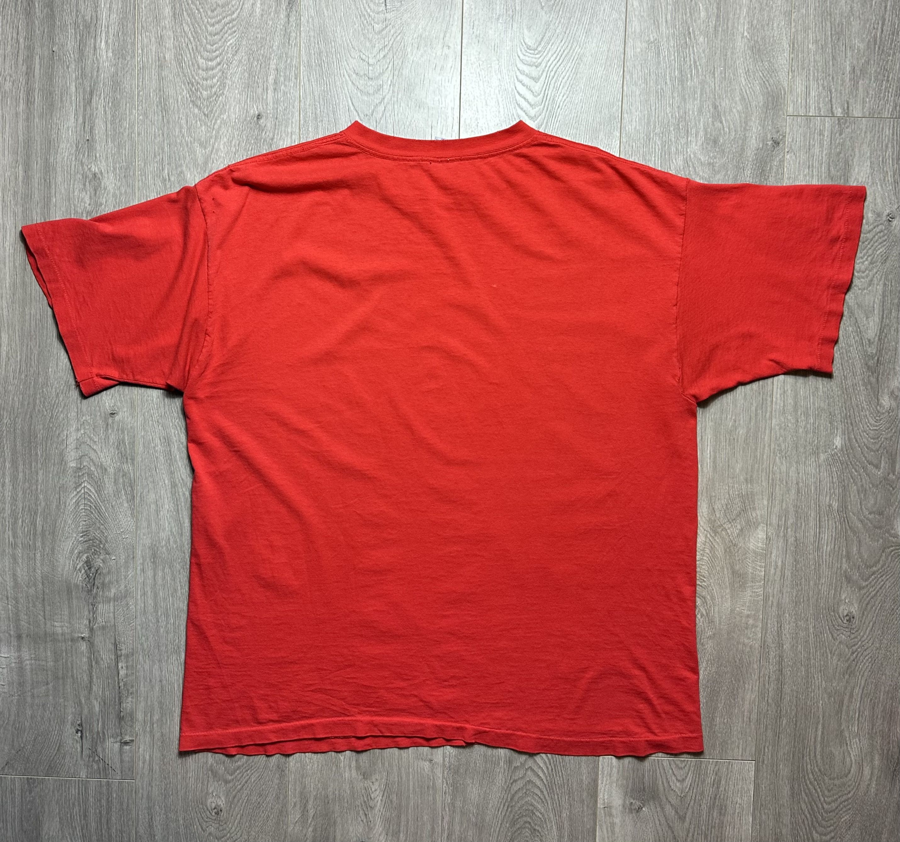 NFL × Salem Sportswear × Vintage Vintage Kansas City Chiefs 1994 Crushing the Green Tee Size US XL / EU 56 / 4 - 2 Thumbnail
