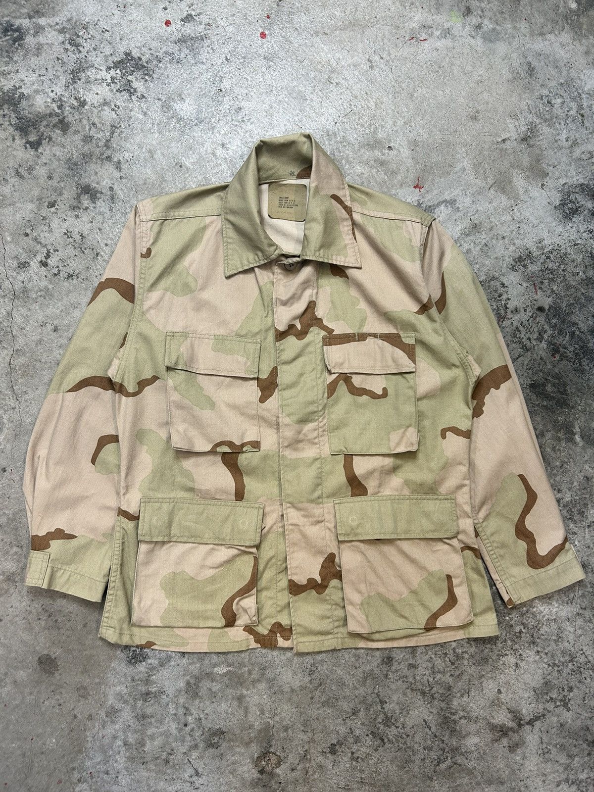 Vintage Vintage Nato Desert Camo military Jacket Size US L / EU 52-54 / 3 - 1 Thumbnail